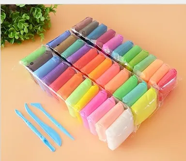 Air Dry Clay 24 Colors | Super Light Soft Clay Kit for Kids | Creative Art & Craft DIY Set | Modeling Clay Fun Toy with Tools thumbnail 0