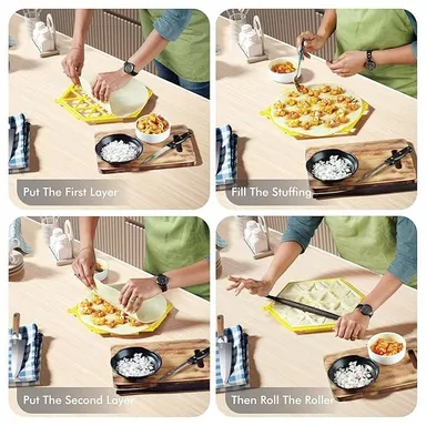 Vrutwa Samosa Maker 24 – Easy Press Mould for 24 Samosas at Once| Home & Business Friendly| Multicolor thumbnail 4