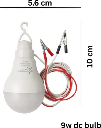 Stark like 9W Basic Round 2 Pin LED Bulb| Energy Saving, Long Lifespan | Ideal for Homes | White Light thumbnail 4