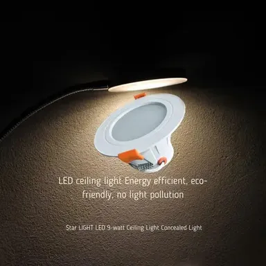 Starlight LED Ceiling Light | Energy Efficient Decorative Ceiling Lamp, 24W | Modern Design, Bedroom & Living Room