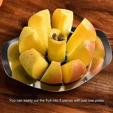 Apple Cutter & Slicer Combo | Heavy Duty ABS Plastic Fruit & Dry Fruit Slicer | Pack of 2 | Kitchen Food Grade Tool for Home Use thumbnail 2