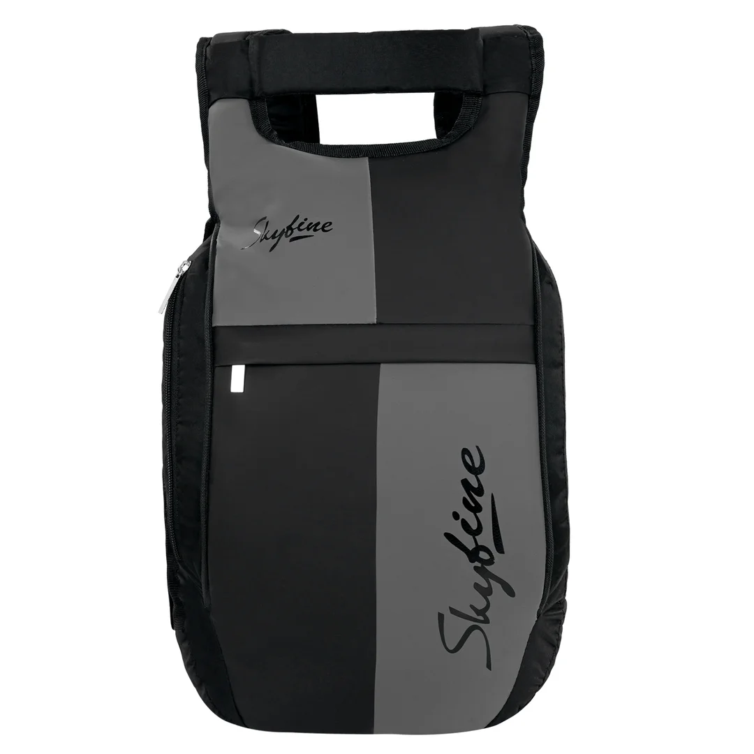 Laptop Backpack 25L | Lightweight, High Quality | School, Office, College | Black, Grey image 1