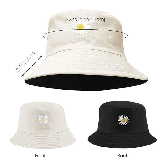 Vrutwa Women Bucket Hat | Foldable Cotton Summer Sun Hat for Outdoor image 5