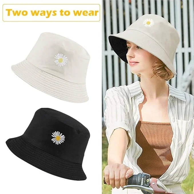Vrutwa Women Bucket Hat | Foldable Cotton Summer Sun Hat for Outdoor image 3
