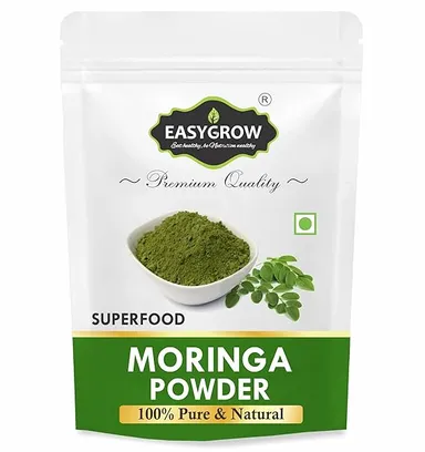 Natural Moringa Powder | Multivitamin Superfood |For Men Women & Kids | Energy, Immunity & Hair Health thumbnail 0