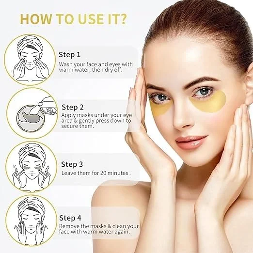Vrutwa Hydra Anti Wrinkle Eye Serum Patch | Dark Circles & Fine Lines Treatment image 4