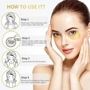 Vrutwa Hydra Anti Wrinkle Eye Serum Patch | Dark Circles & Fine Lines Treatment thumbnail 3