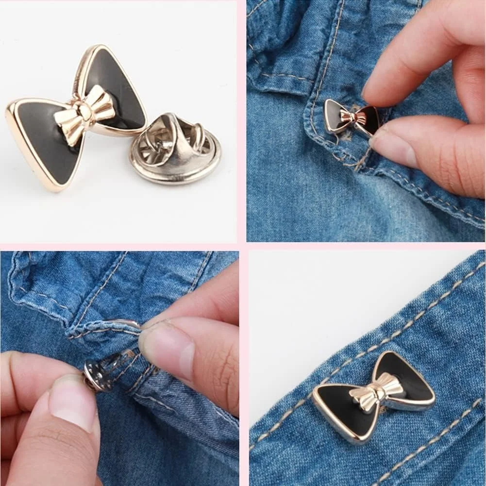 Vrutwa 20Pcs Shirt Brooch Buttons for Women | Cover Up Button Pins, Instant Button Jeans Button Pins, Enamel Modesty Pins, Pearl Brooch Buttons for DIY Clothing Dress Coat – Multicolor image 2