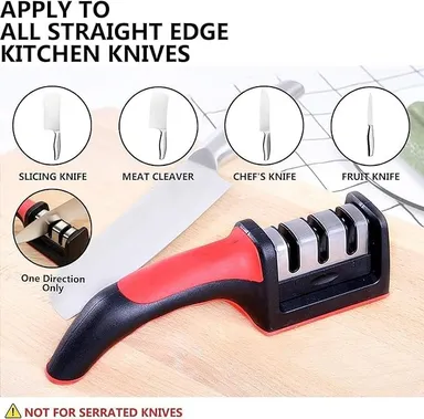 Vrutwa 3 Pcs Knife Sharpening Tool Set | Kitchen Knife Repair, Polish & Fruit|Vegetable Peeler thumbnail 4