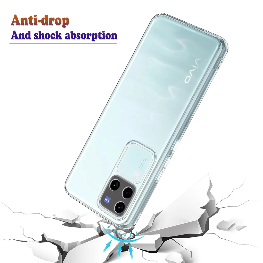 Vivo V30 Pro 5G Transparent Silicone Back Cover | Slim Soft Mobile Case image 3