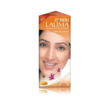 Zandu Lalima Blood and Skin Purifier| 200ml | Herbal Anti-Pimple Tonic| Ayurvedic Skin Glow| Natural Detox thumbnail 0