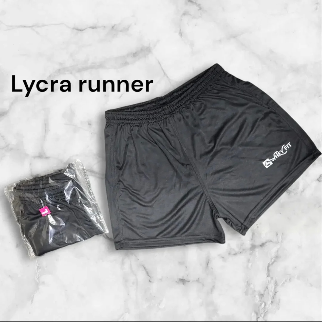Black Polyester Sports Shorts Men | Pack of 2 Gym & Running Activewear | Breathable Performance Shorts M Size image 1