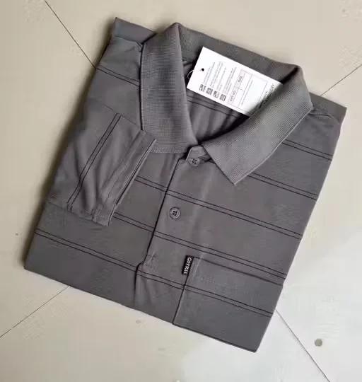 Men Cotton Blend Long Sleeve T-shirt with Pocket | Office & Casual | L Size image 2