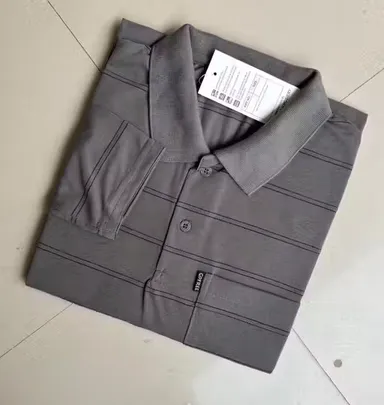 Men Cotton Blend Long Sleeve T-shirt with Pocket | Office & Casual | L Size thumbnail 1