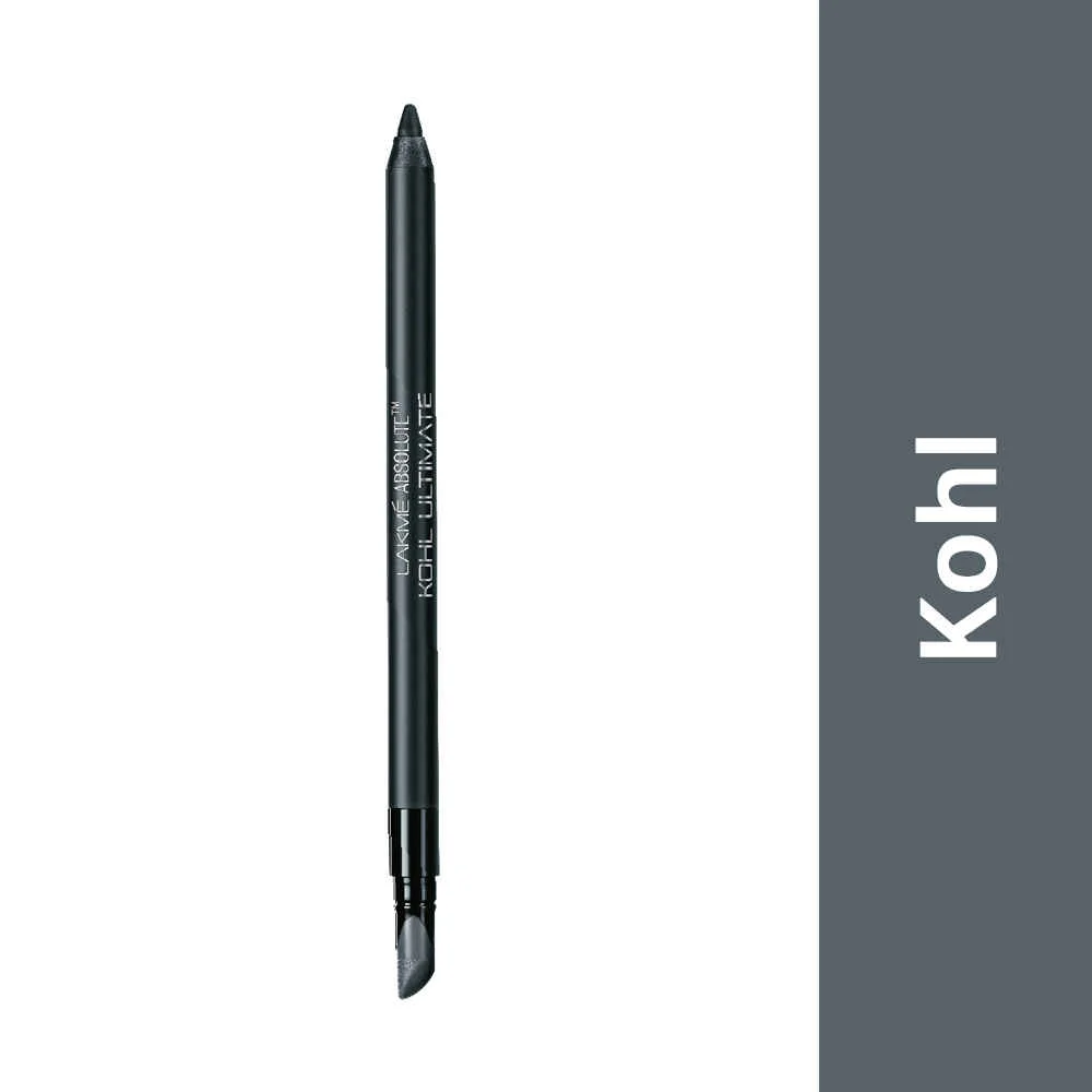 Lakme Nine to Five Ultimate Kohl| Smudge-Proof| Water-Resistant| 1.2g for Smoky Eyes| Long| Lasting Makeup| Kajal for Sensitive Eyes image 1