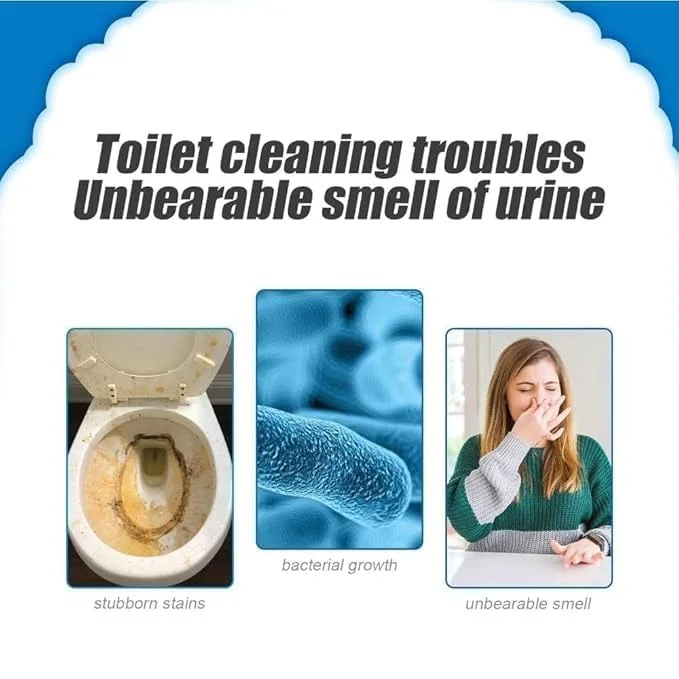Vrutwa Toilet Oxygen Cleaner | Powder 250g Liquid 150ml Combo | Active Oxygen Bathroom Cleaner for Deep Cleaning and Odor Removal image 4