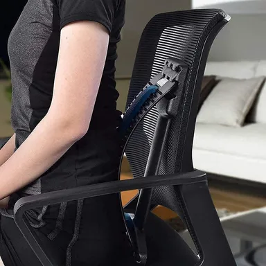 Vrutwa Plastic Magic Back Support | Adjustable Lumbar Stretcher & Massage Device | 3 Levels for Back Pain Relief | Office Chair Car Bed Use thumbnail 5