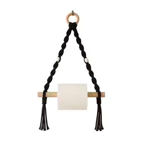 Wall Mounted Toilet Paper Holder| Rust-Resistant | Compact 10 Inch for Bathrooms image 1