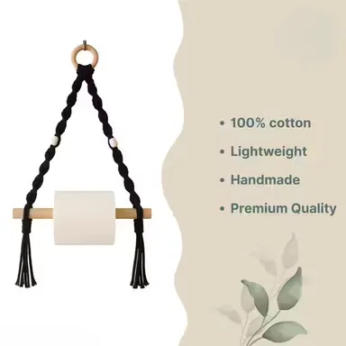 Wall Mounted Toilet Paper Holder| Rust-Resistant | Compact 10 Inch for Bathrooms thumbnail 2