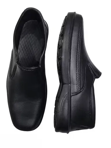 Men’s Black Formal Rubber Shoes | Lightweight Waterproof EVA Sole | Comfortable IND-6 thumbnail 3