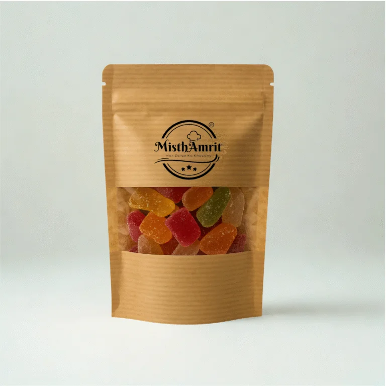 Fruity Jelly Candy | Soft & Chewy Sugar‑Coated Assorted Fruit Jellies 100 g | Ideal Kids Gift Pack image 1