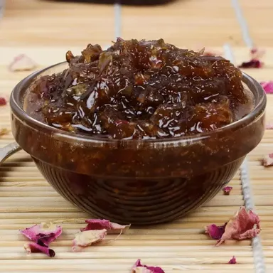Rose Petal Jam Gulkand | 400 Gram | Natural Ayurvedic Sweet | Summer Health