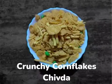 Laxminarayan  Crunchy Cornflakes Chivda | Potato Falhari Chivda Combo 500g Each | Healthy Snack | Festival Namkeen for Adults & Kids | Vegan | Gluten Free thumbnail 1