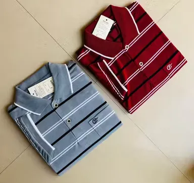 Men Cotton T-shirt Combo XL with Pocket | Grey & Maroon | Full Sleeve Casual Wear | XL Size