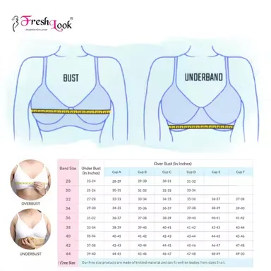 FRESH LOOK Women Sports Bra | Full Coverage, Double Fabric | Non-Padded | Comfortable Activewear thumbnail 3