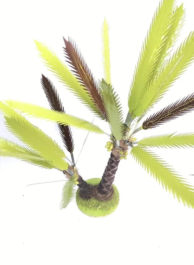Handicraft Date Palm Tree | Handmade Wooden Palm Tree Decor | Miniature Showpiece for Home & Office image 2