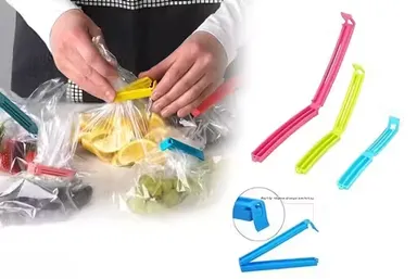 Combo Trendy ABS Plastic Dry Fruit Cutter | Multipurpose Chopper | Garlic and Ginger Grinder | Food Sealing Clips Set | Pack of 2 | Ideal for Sweets & Desserts and Snacks thumbnail 2