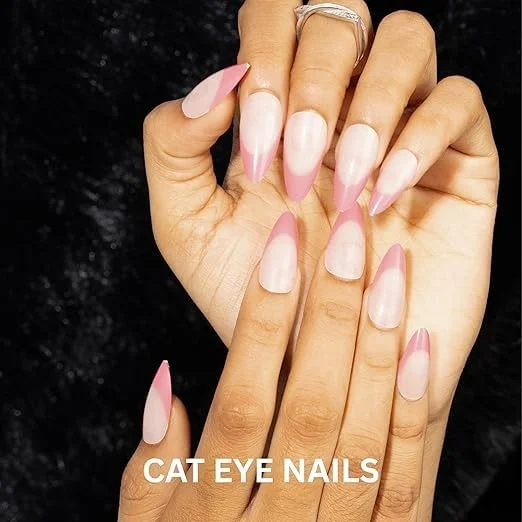Vrutwa 24 Color Short Press On Nails Set | 576 pcs | Reusable Almond French Nails image 5