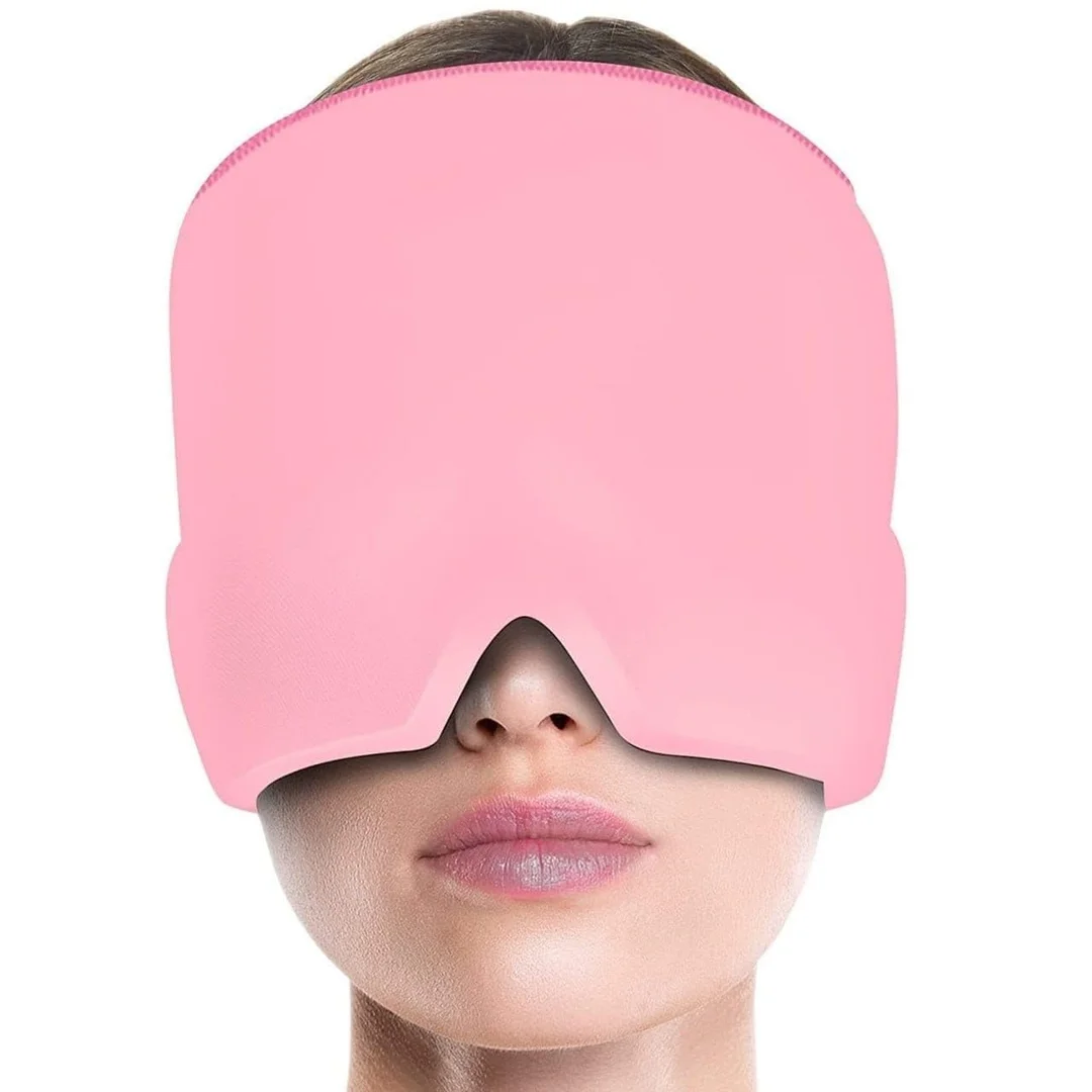 Vrutwa Migraine Relief Cap Hot Cold Therapy | Reusable Stretchable Ice Cap for Headaches Sinus Tension Relief Men & Women image 1