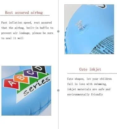 Vrutwa Kids Swimming Ring | Vinyl Pool Tubes for 4-8 Years | Multicolor | 20 Inch image 2