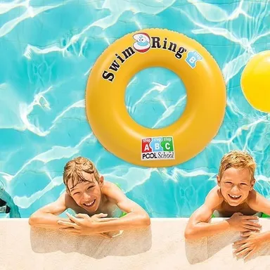 Vrutwa Kids Swimming Ring | Vinyl Pool Tubes for 4-8 Years | Multicolor | 20 Inch thumbnail 2