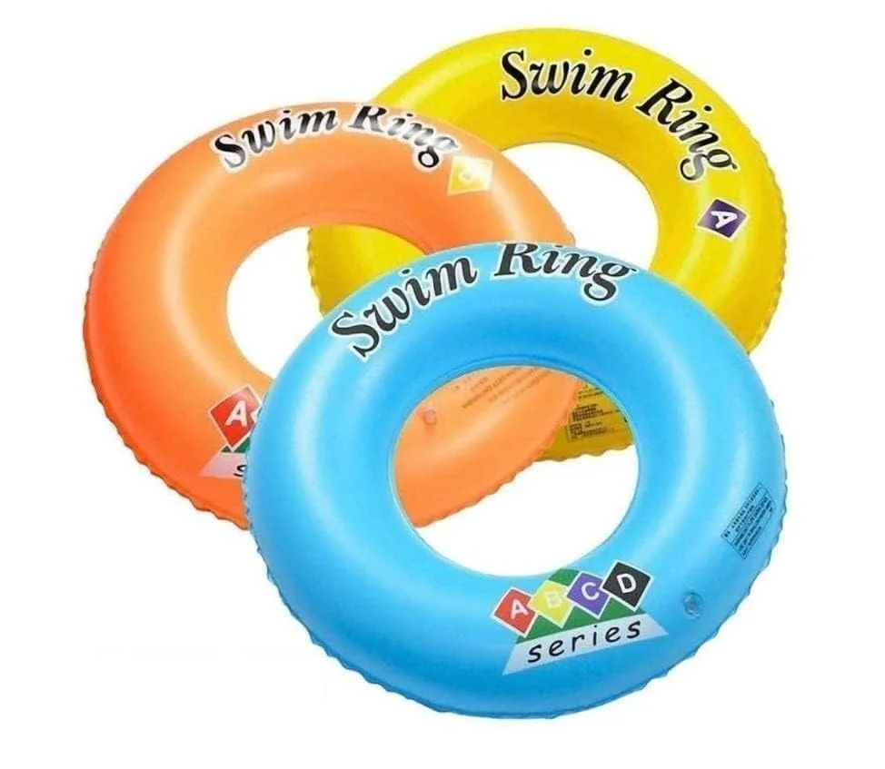 Vrutwa Kids Swimming Ring | Vinyl Pool Tubes for 4-8 Years | Multicolor | 20 Inch image 4