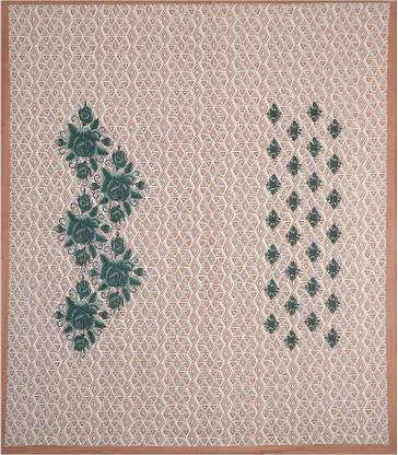 Cotton Queen Flat Bedsheet Jaipuri Prints 180 TC | Soft Durable Double Bed Sheet with Pillow Covers | Jaipuri Cotton Bedsheet image 3