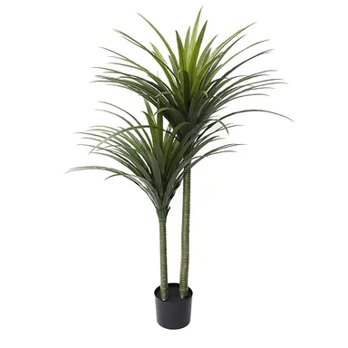 Artificial Banana Plant 35 Leaves with Plastic Pot Premium Lifelike Indoor Tropical Décor for Living Room Office Home Entrance Hall Patio Green Faux Tree thumbnail 1