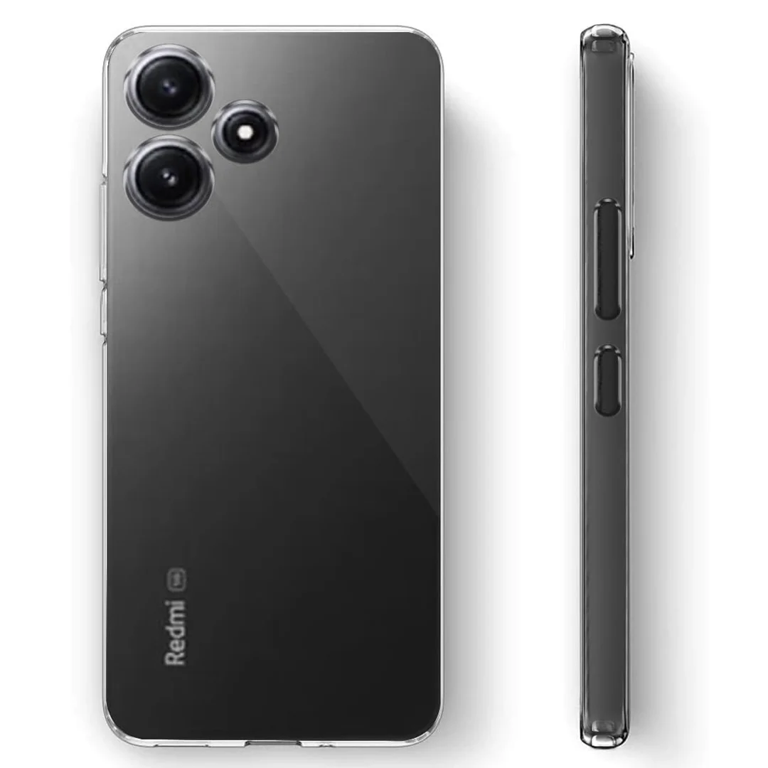 Scratch-Resistant Transparent Cover for Redmi 12 5G | Clear Silicon Case | Soft Flexible Phone Protection | Slim Design image 3