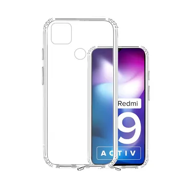 Soft Clear Scratch‑Resistant Silicon Case for Mi 9C | Poco C31 | Redmi 9 Active | Transparent Slim Protector thumbnail 0