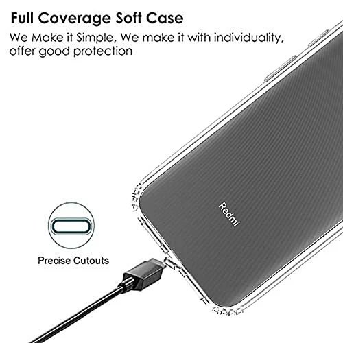 Soft Clear Scratch‑Resistant Silicon Case for Mi 9C | Poco C31 | Redmi 9 Active | Transparent Slim Protector image 4
