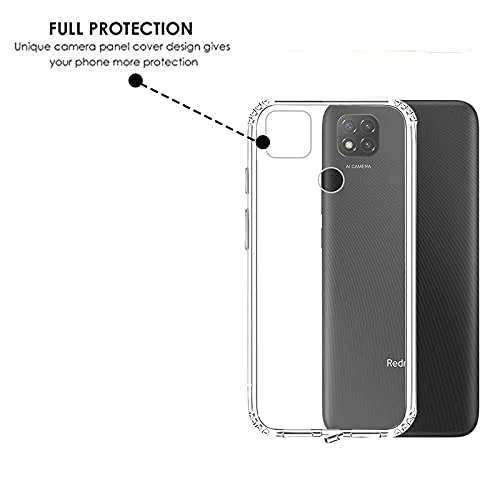 Soft Clear Scratch‑Resistant Silicon Case for Mi 9C | Poco C31 | Redmi 9 Active | Transparent Slim Protector image 3