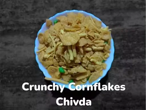 Laxminarayan Namkeen Cornflakes Mix | Crispy & Crunchy Spicy Mixture | Healthy Indian Snacks | Vegan | Gluten-Free | 500g Pack | Perfect for Tea Time & Parties image 3