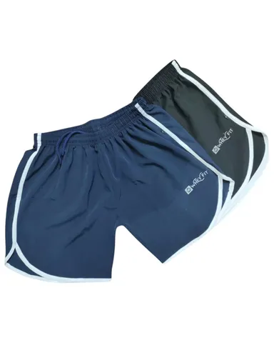 Multicolor Polyester Men's Shorts Pack of 2 | Comfortable, Breathable, M Size | Casual & Gym Wear