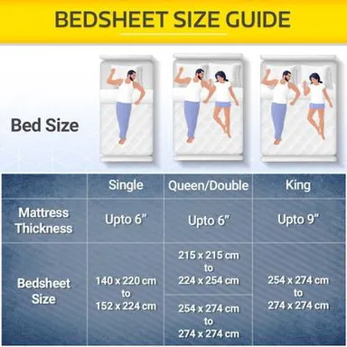 Cotton King Flat 230 TC Floral Bedsheet | Soft Breathable | Durable King-Size Bed Sheet for Bedroom thumbnail 2