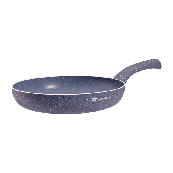 Granite Non-stick Cookware Set | 4Pc | Grey | Induction Compatible | PFOA-Free | Soft-Touch Handles image 4