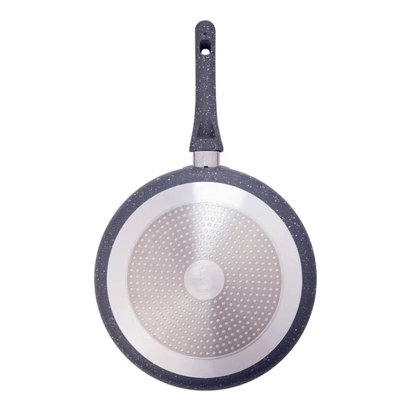 Granite Non-stick Cookware Set | 4Pc | Grey | Induction Compatible | PFOA-Free | Soft-Touch Handles image 8