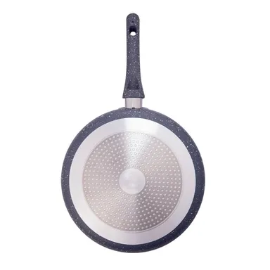 Granite Non-stick Cookware Set | 4Pc | Grey | Induction Compatible | PFOA-Free | Soft-Touch Handles thumbnail 7