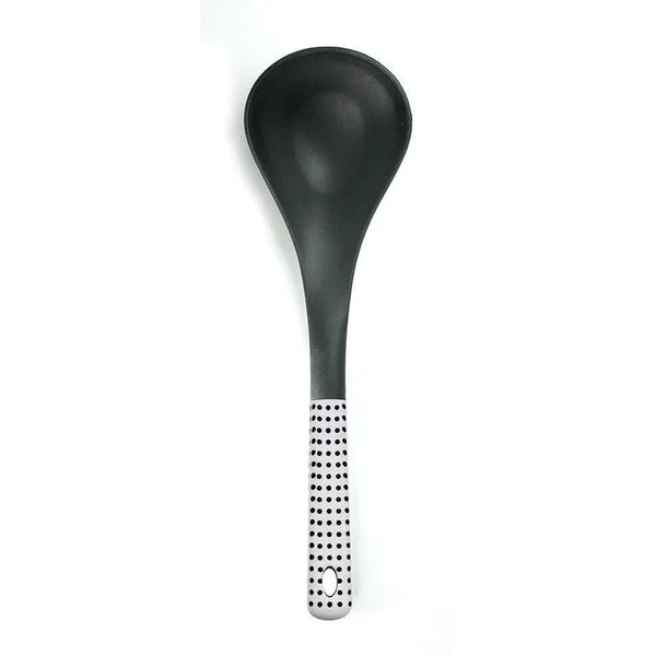 Waterstone Black Silicone Ladle | Premium Kitchen Utensil for Cooking & Serving image 1