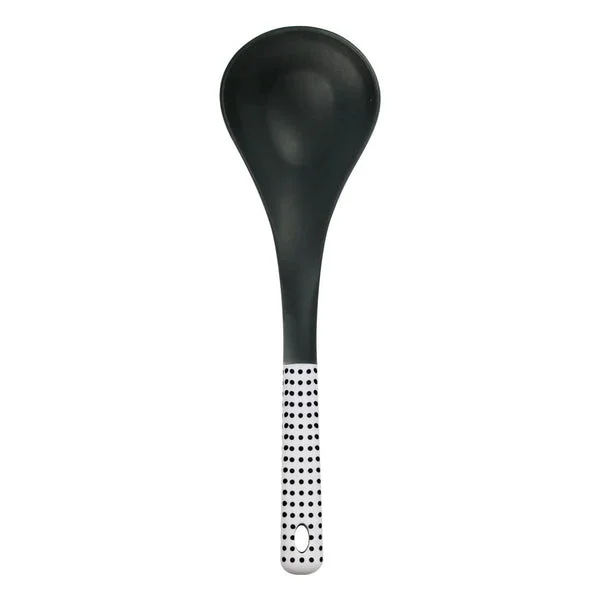 Waterstone Black Silicone Ladle | Premium Kitchen Utensil for Cooking & Serving image 2